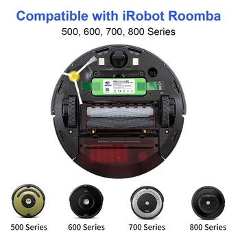 14.8 V 5000mAh de iões de Lítio Bateria de Substituição para iRobot Roomba 500 600 700 800 Série 620 675 880 770 650 640 645 614 595 585