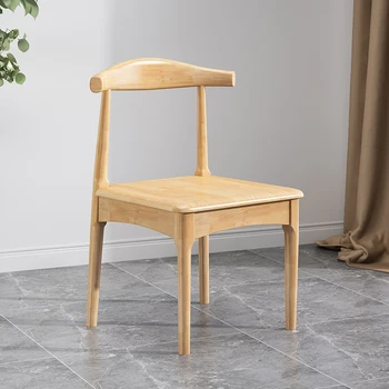 Design De Arte Moderna Nórdicos Cadeira De Jantar Sala De Ergonomia Minimalista Quarto Cadeira De Couro Limpo Silla Nordica Móveis Para Casa