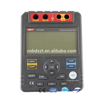Huazheng Elétrico quente da venda da unidade de ut513 digital testador de resistência de isolamento 0