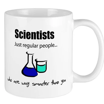 Os Cientistas--Apenas Pessoas Normais Xícara De Café 11 Oz Caneca De Cerâmica