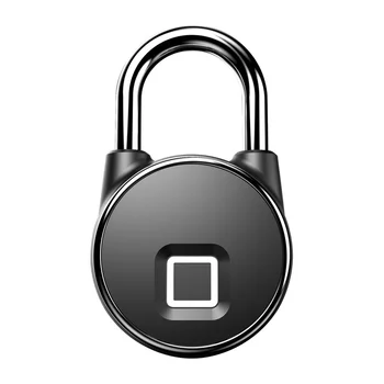 Tuya Casa Inteligente de impressão digital Bloqueios Bluetooth Biométricos Fechadura de Cadeado Impermeável USB Recarregável de Proteção de Segurança
