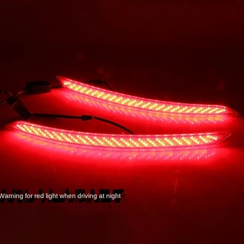 2pcs DIODO emissor de Luz Traseira de Freio Lâmpada da lanterna traseira Traseira de Neblina Luz de Aviso Refletor de Luz Para Hyundai Elantra 2016 2017 2018 2019 1