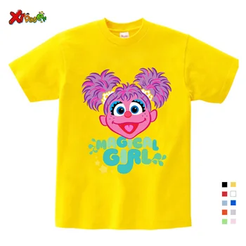 Crianças Meninas Curto T-Shirt de Verão Meninos de Bebê de Algodão Tops da Criança Tees de Roupas, Roupas de Crianças T-shirts de Manga Curta Verão 2021 2