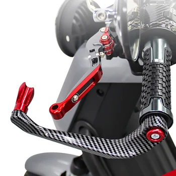 A Fibra de carbono Alavancas de Guarda de Liga de Alumínio Freio de Embreagem da Motocicleta Proteção PARA a Suzuki GSR 750 600 400 GSR400 GSR600 GSR750 3