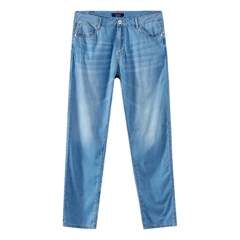 Metersbonwe calça Jeans Reta Para Homens Verão Casuais Novo Aluno da Juventude Leve Tendência Solta do Tornozelo-comprimento do sexo Masculino Calças 5