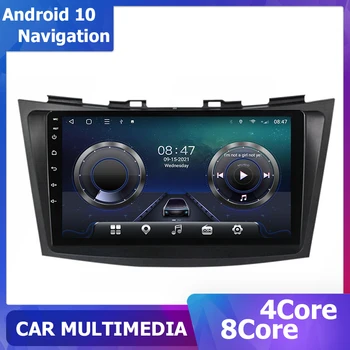 Android 11 Auto-Rádio Multimédia player de Vídeo para Suzuki Swift 2011-2015 Navegação GPS Sat Navi 6+128G carplay 1280*720 DSP