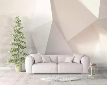 beibehang Personalizada foto de papel de parede 3d Nórdicos sólido geométrico plano de fundo simples papéis de parede decoração papel de parede, papel de parede 3d 0