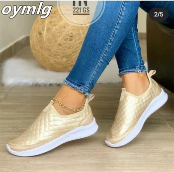 Grande tamanho único sapatos 2022 verão de pequenas e sapatos brancos, mulheres plano tecido preguiçoso slip-on sapatos tênis mulheres
