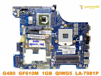 Original Lenovo G480 laptop placa-mãe G480 GF610M 1GB QIWG5 LA-7981P testado boa frete grátis