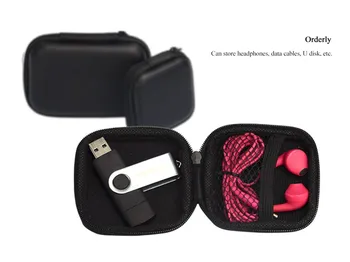 Fone de ouvido Acessórios Fone de ouvido Caso Difícil Caixa de Saco para Bose Fone de ouvido Sennheiser Almofadas de Ouvido Carregador, Cabo USB, Fone de ouvido Caso 2